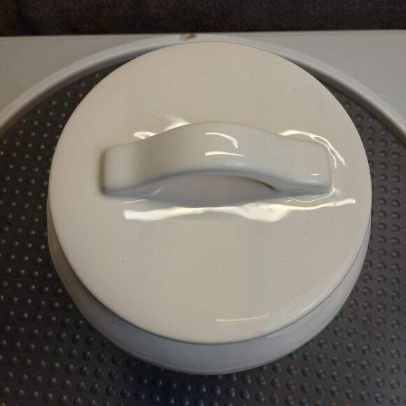 Rae Dunn Ceramic Flour Print Large Kitchen Canister Jar - Picture 6 of 8